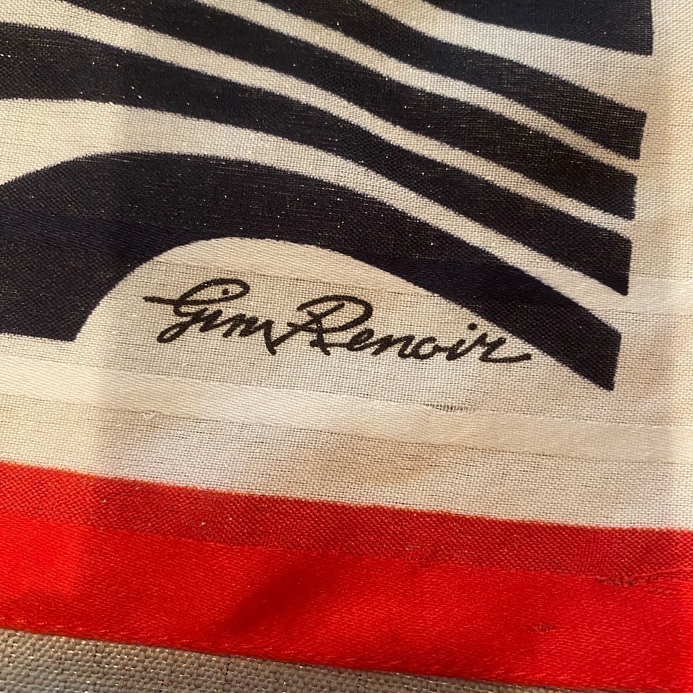 VINTAGE JIM RENOIR SCARF - Picture 3 of 5